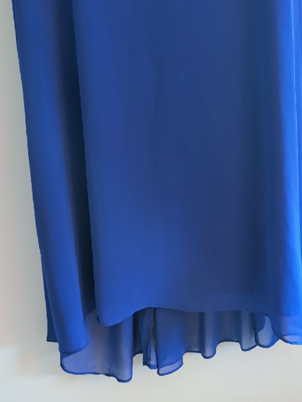 New York & Co. Royal Blue Sleeveless Shift Dress – Size S | V-Neck | Lined - Picture 6 of 9